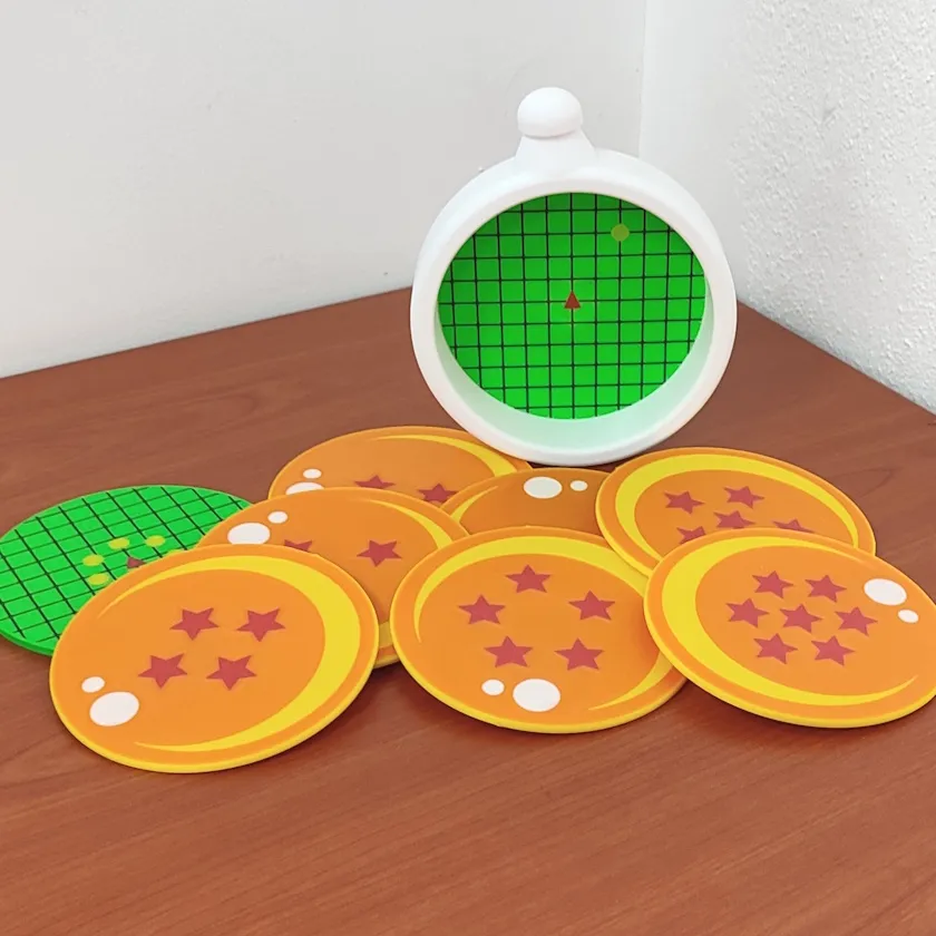 Set Portavasos Dragon Ball - 10 Pzas (20 cm)