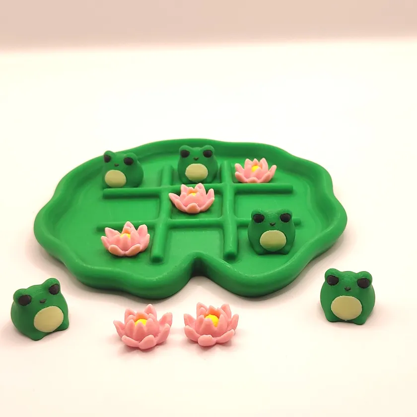 Tic Tac Toe - Lirio y Ranitas - Pintado