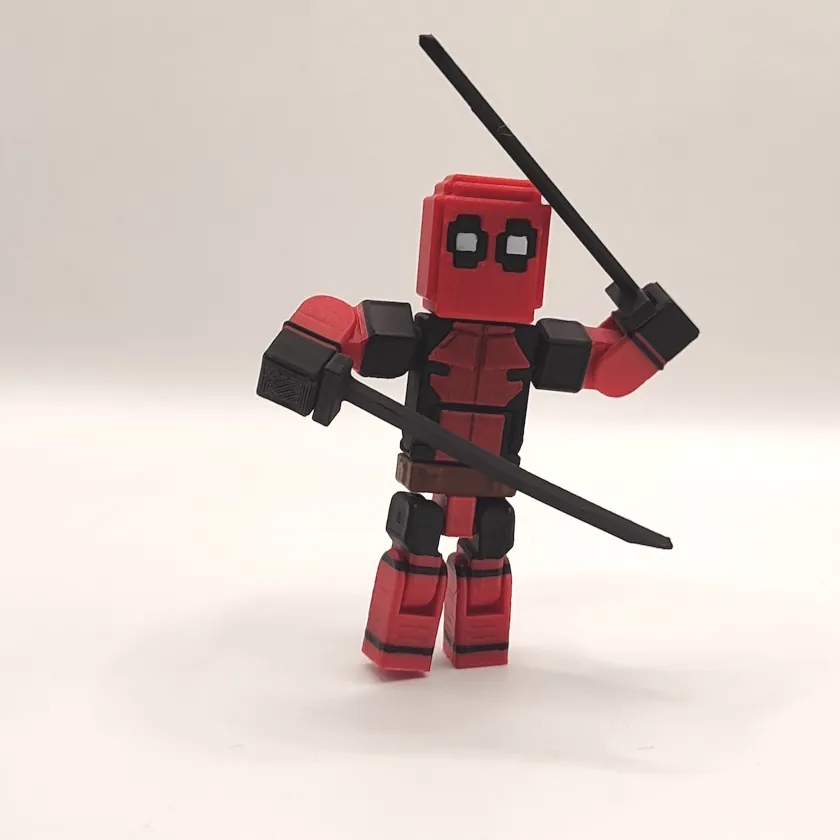 Deadpool (Minecraft) - 8 cm
