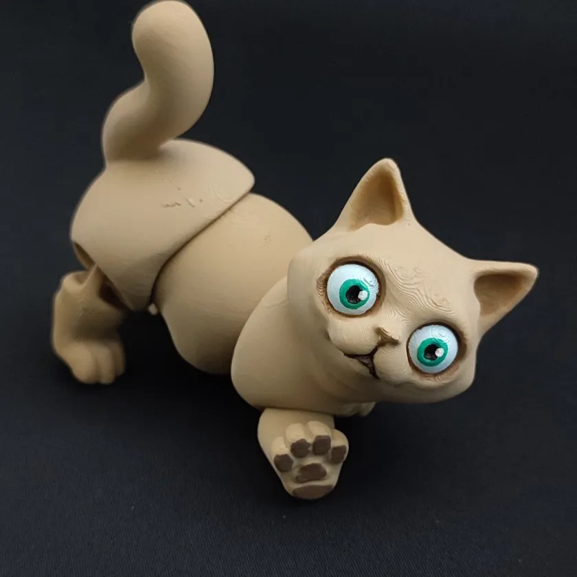 Gato gordo Flexible - 11 cm