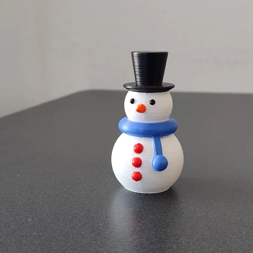 Mono Nieve Pupazzo - 8 cm