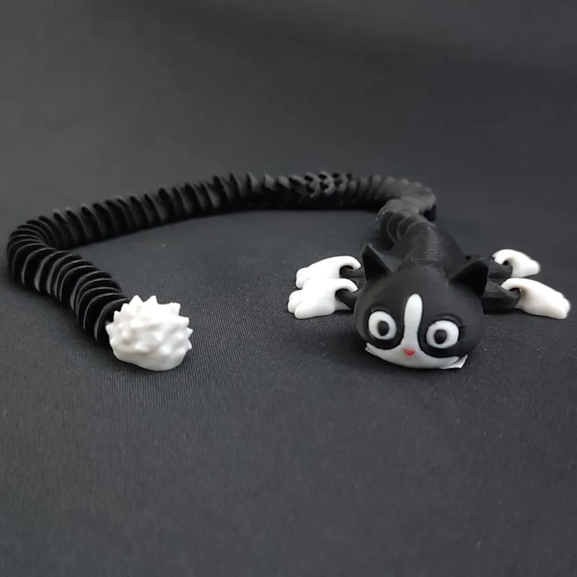 Gato cola larga - 33 cm