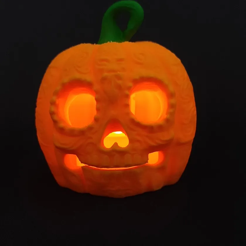 Calabaza con Diseño - 7 cm