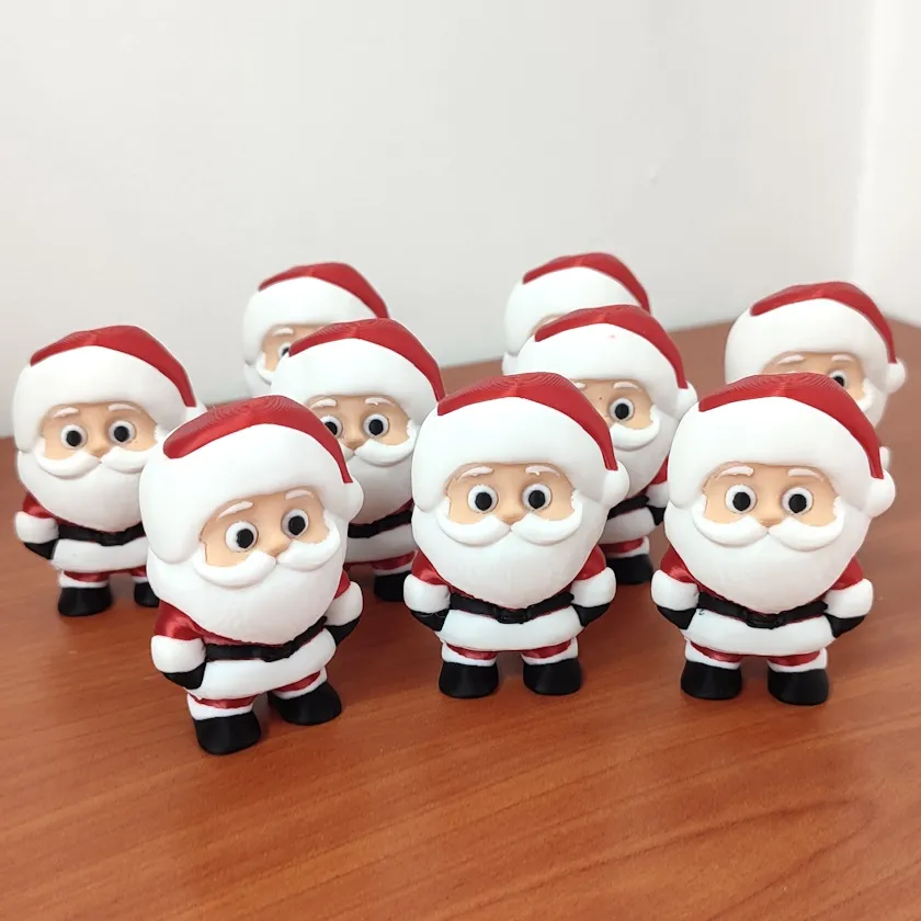 Mini Santa - 9 Piezas | 6 cm