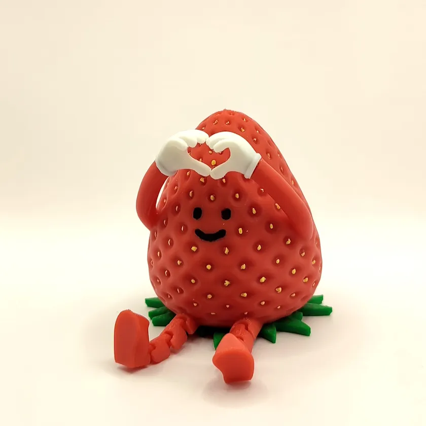 Fresa con piernas - 7 cm