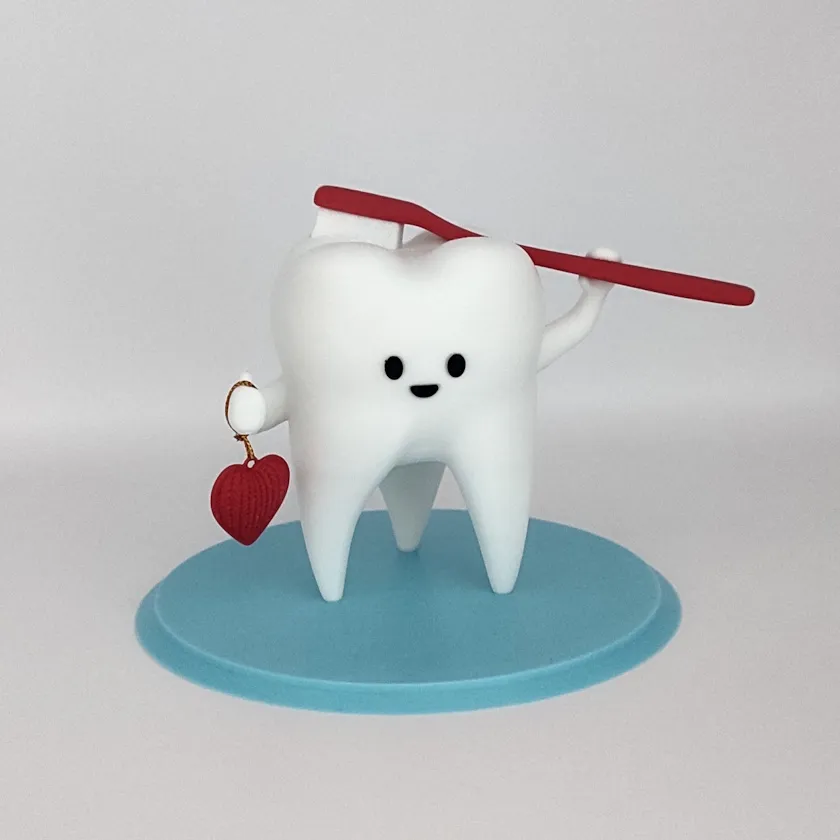 Muela con Cepillo de Dientes - 15 cm